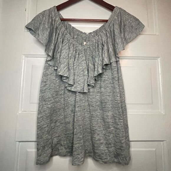 NWTs Rebecca Taylor Linen On/Off Shoulder Top Size Small - Picture 8 of 9